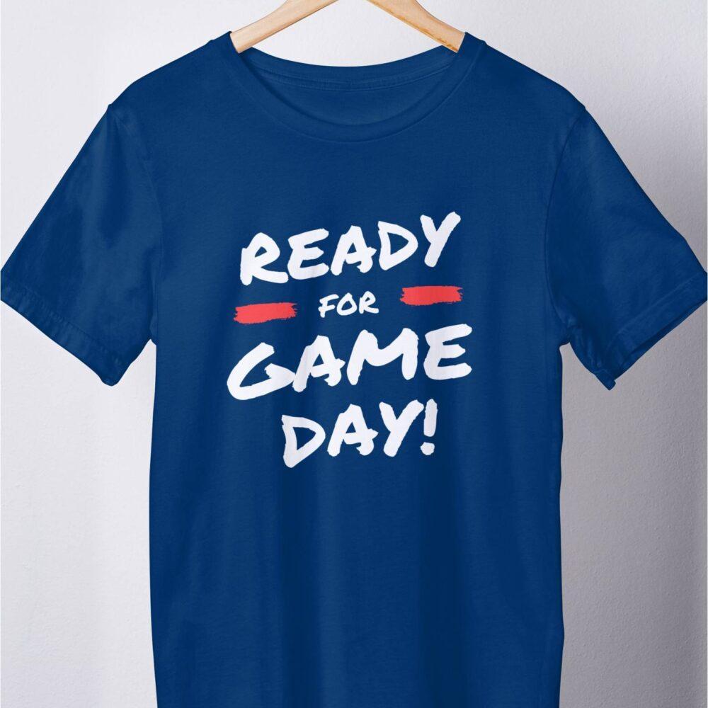 Ready For Game Day Navy Blue T-shirt